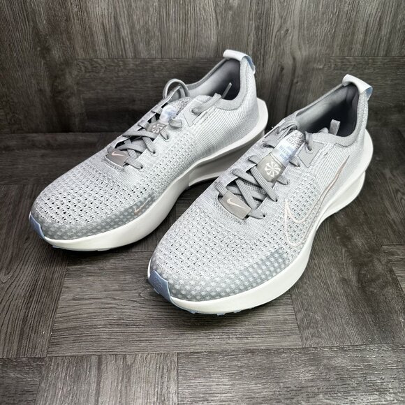Nike Interact Run Women's size 10 Light Bluish Grey Mesh Running Shoes FD2292-01 - Picture 3 of 8